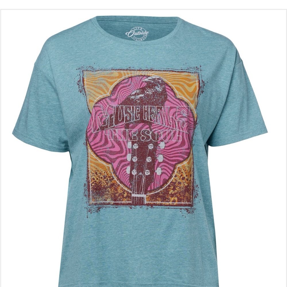 Blue Graphic Tee